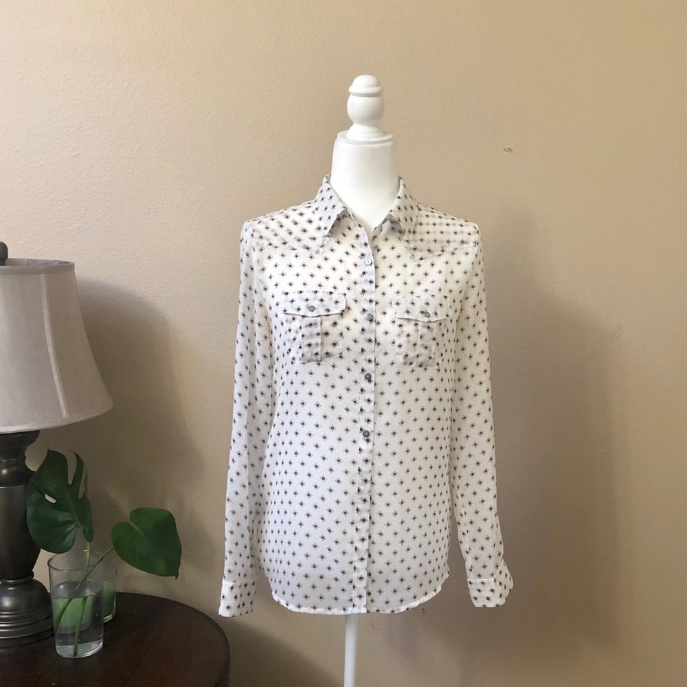 MNG geo print shirts